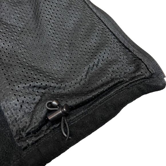 J Crew Vest Mens L Black Fleece VTG USA 90s Full Zip Multiglisse Transitional - Picture 6 of 10